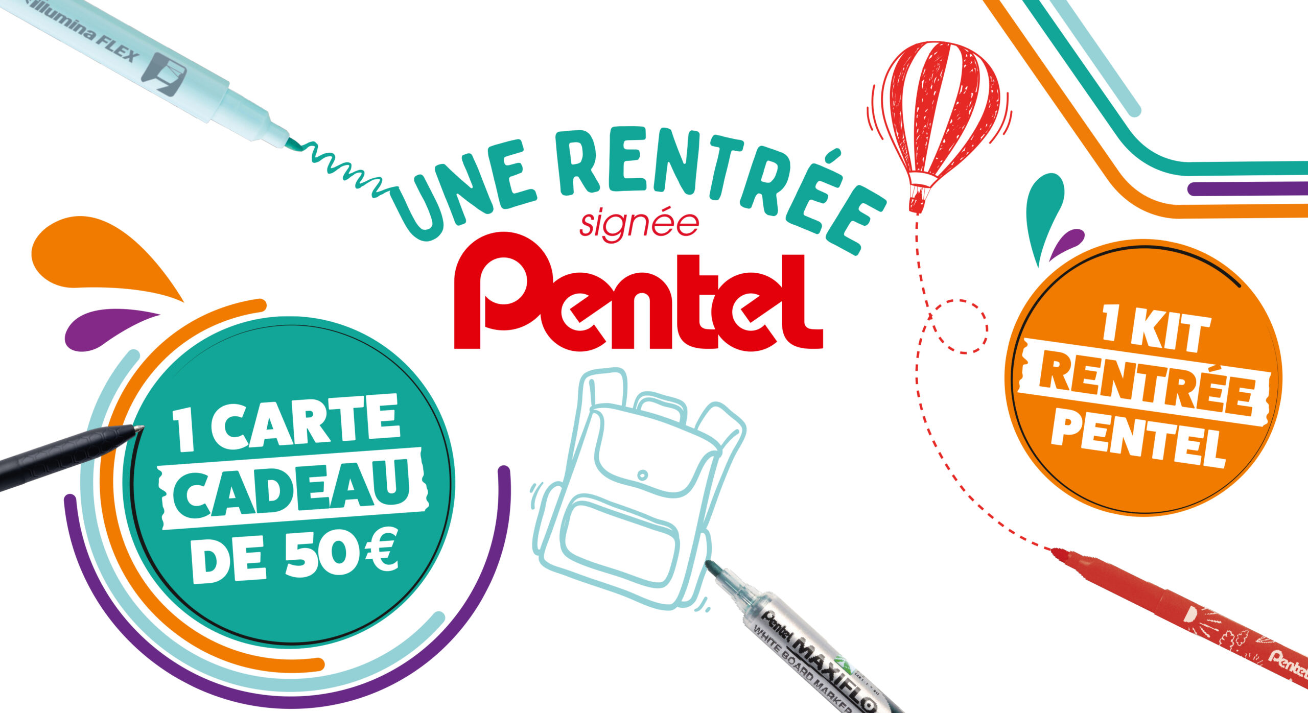Pentel signe la rentrée !